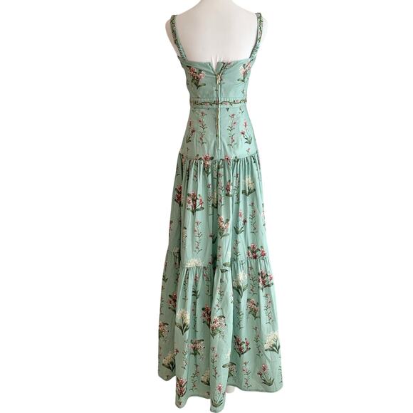 Agua by Agua Bendita Lima Orquidea Maxi Dress Large - Picture 9 of 9